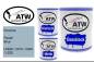 Preview: Porsche, Pastel Blue, L6826 / 2010 / 2020 / L52E: 1L Lackdose + 1L Klarlack + 500ml Härter - Set, von ATW Autoteile West.